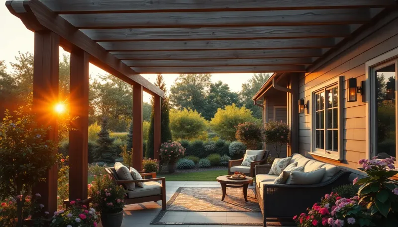 Choisir entre une pergola adossée et autoportée selon votre terrain
